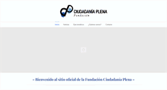 Desktop Screenshot of ciudadaniaplena.org