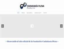 Tablet Screenshot of ciudadaniaplena.org